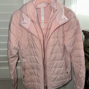 Lululemon Athletica Light Pink Puffer Jacket